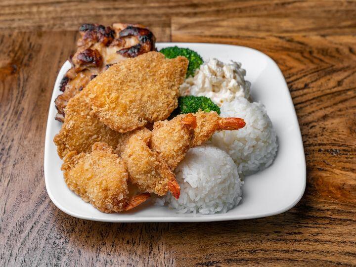 Shrimp n BBQ Chicken Combo