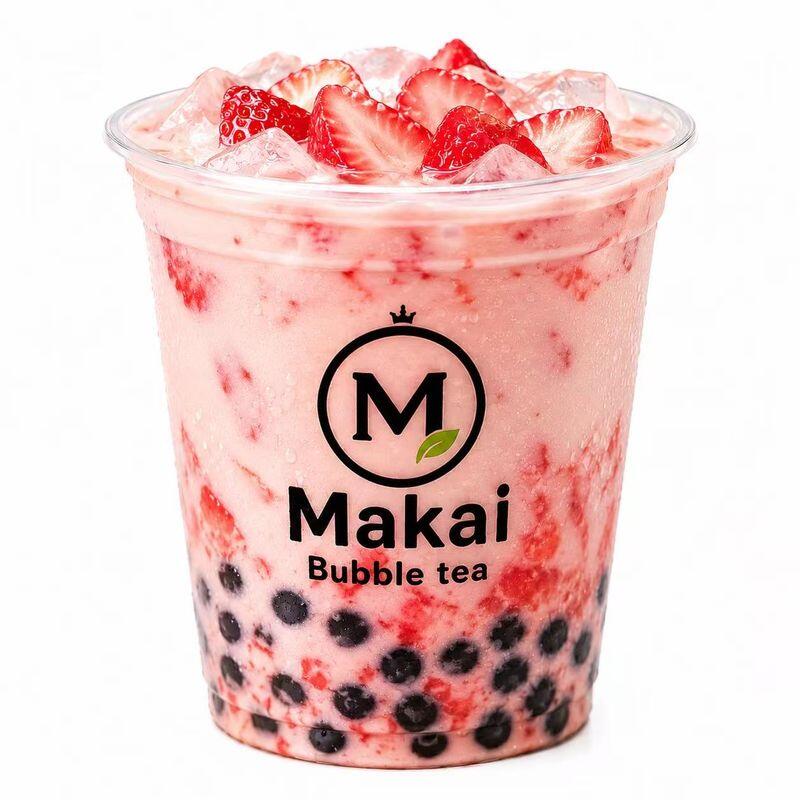 Strawberry milk tea